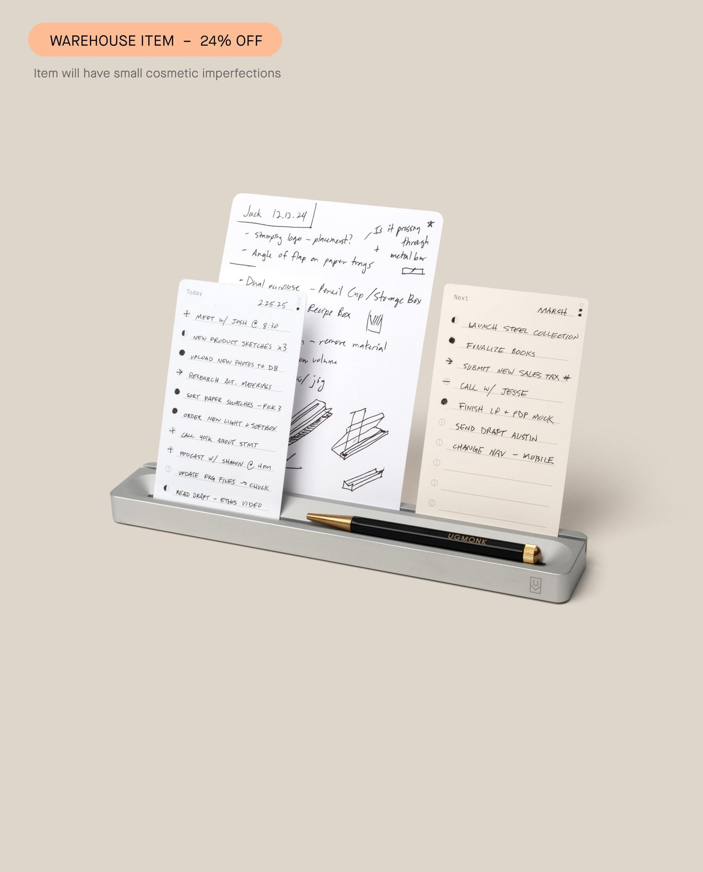 Warehouse Item - Analog Card Bar (Small 10" - Silver)