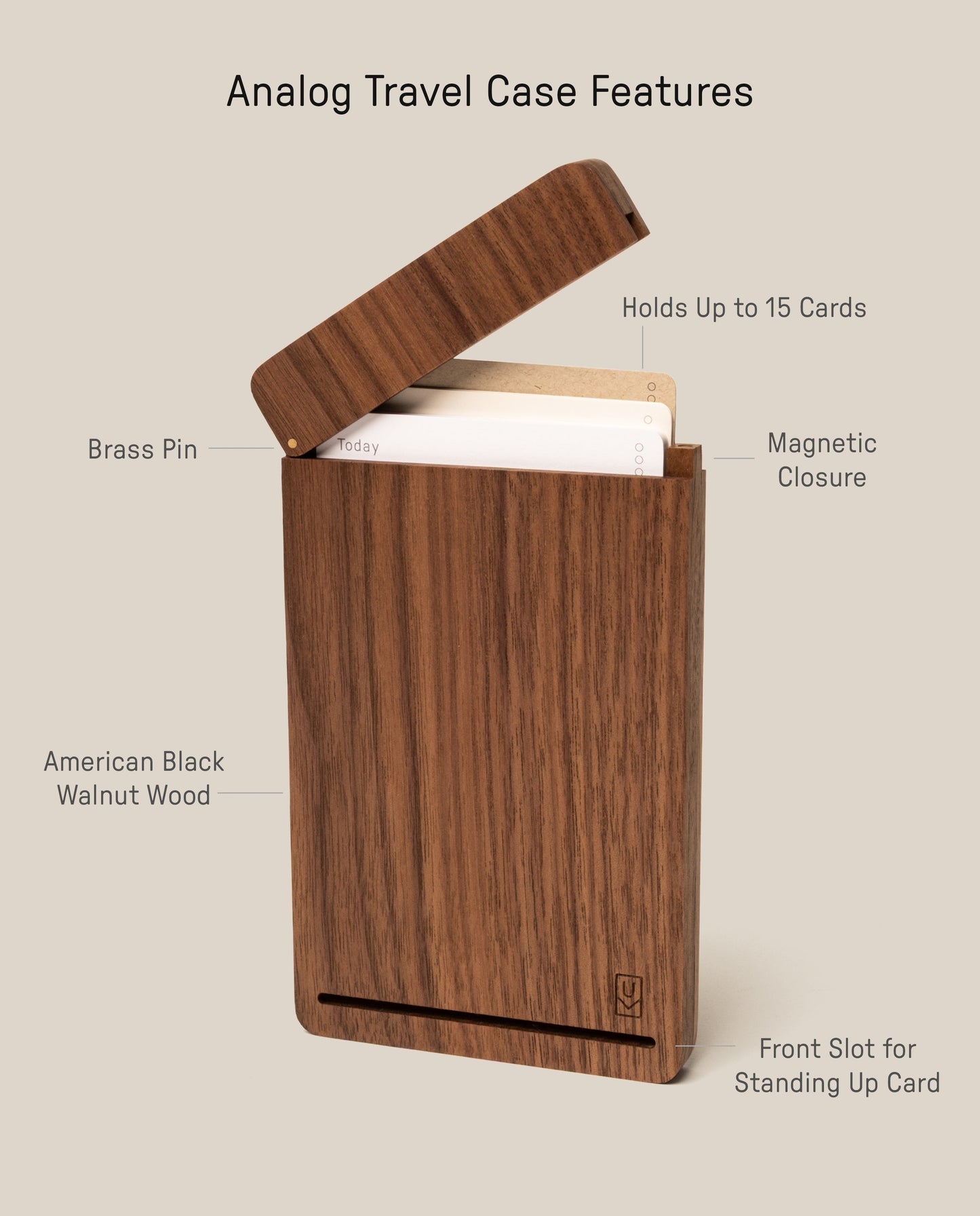 Analog Travel Case (Walnut)
