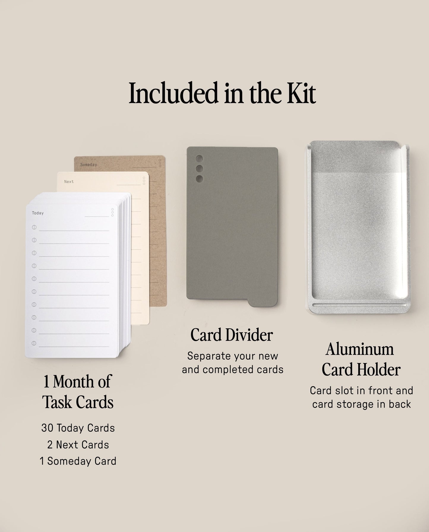 Analog Daily Focus Kit (Silver Aluminum)
