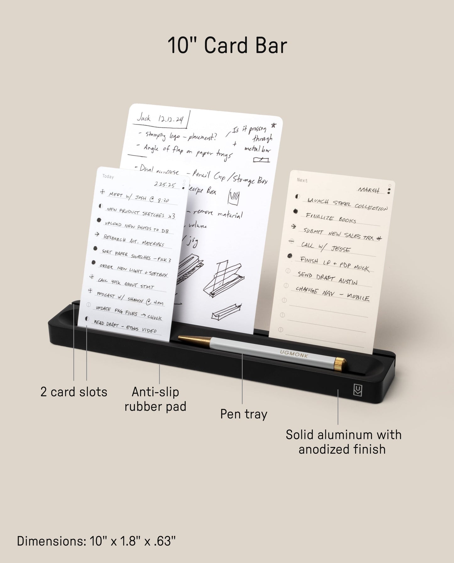 Analog Card Bar - Essentials Kit (Black Aluminum)