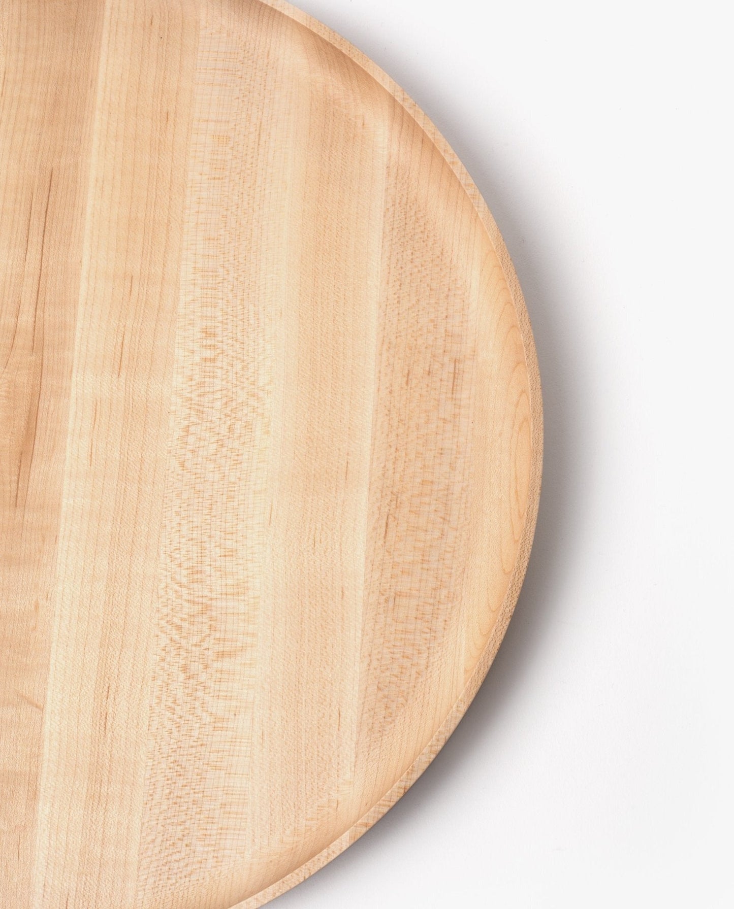 Round Valet Tray (Maple - XL)