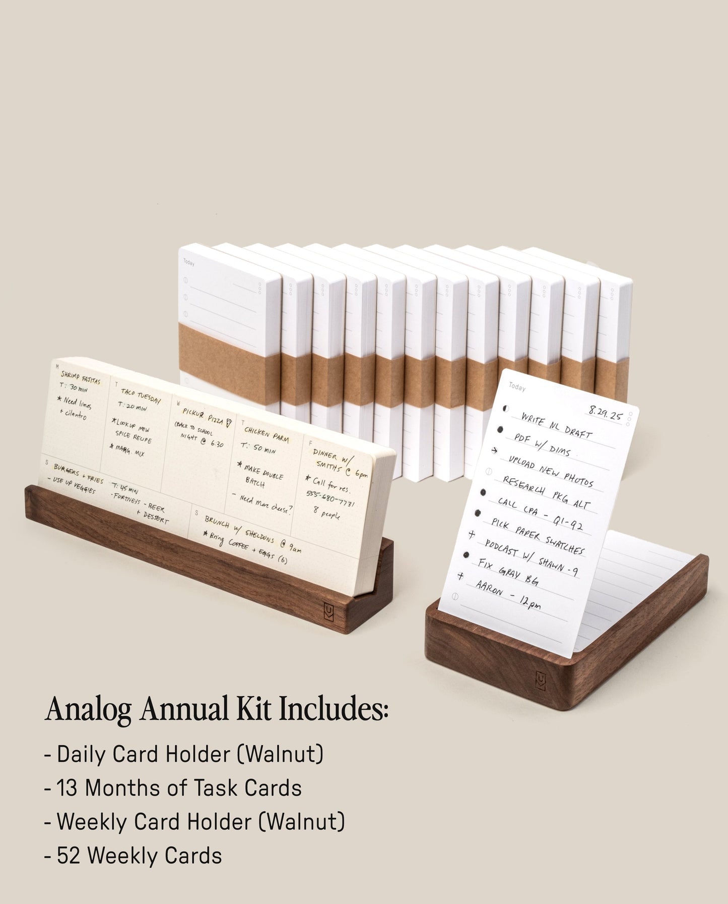 Analog Annual Kit (Walnut)