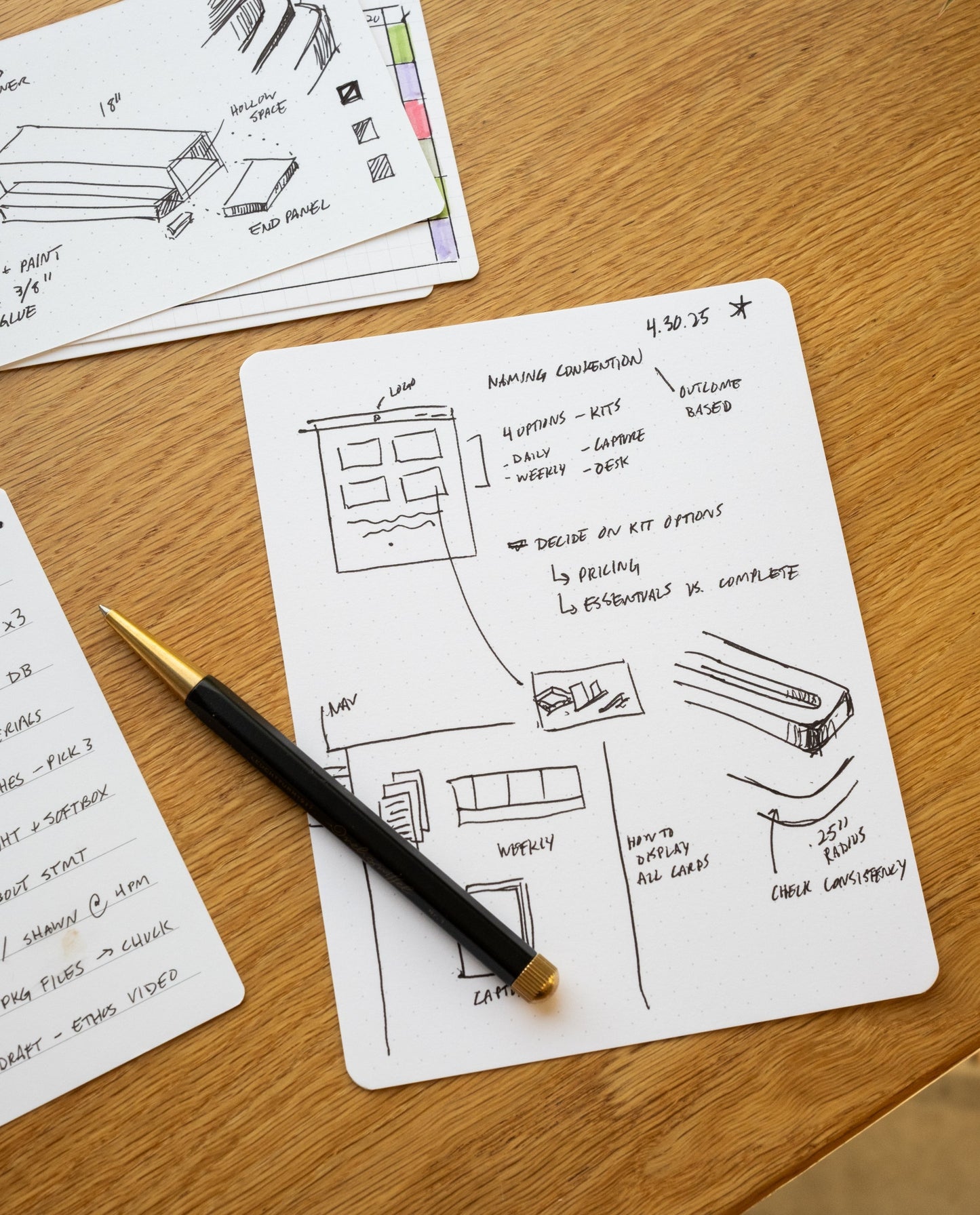 Analog Dot Grid Cards - Large (6-Pack)