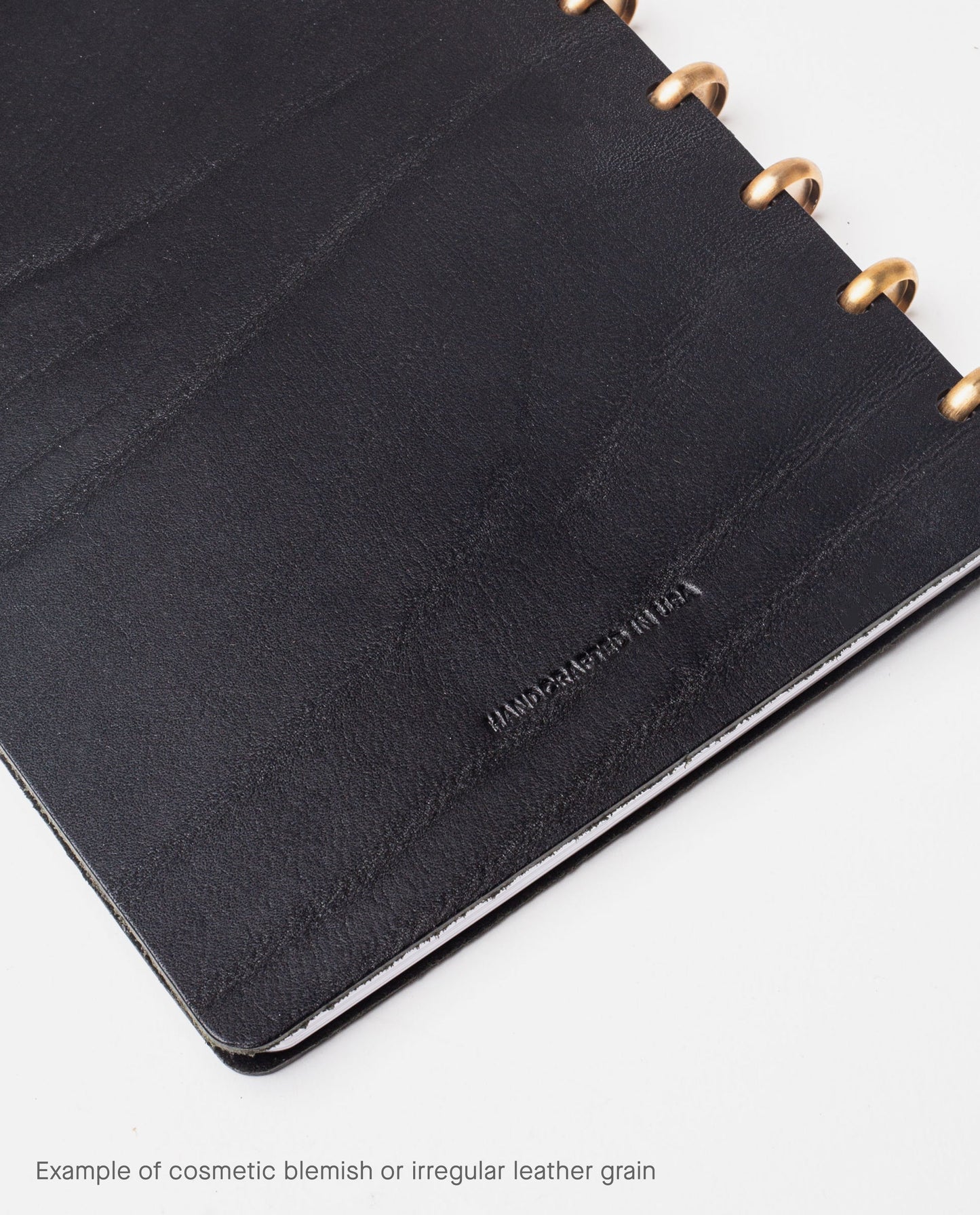 Warehouse Item - Discbound Heirloom Journal (Black/Brass)