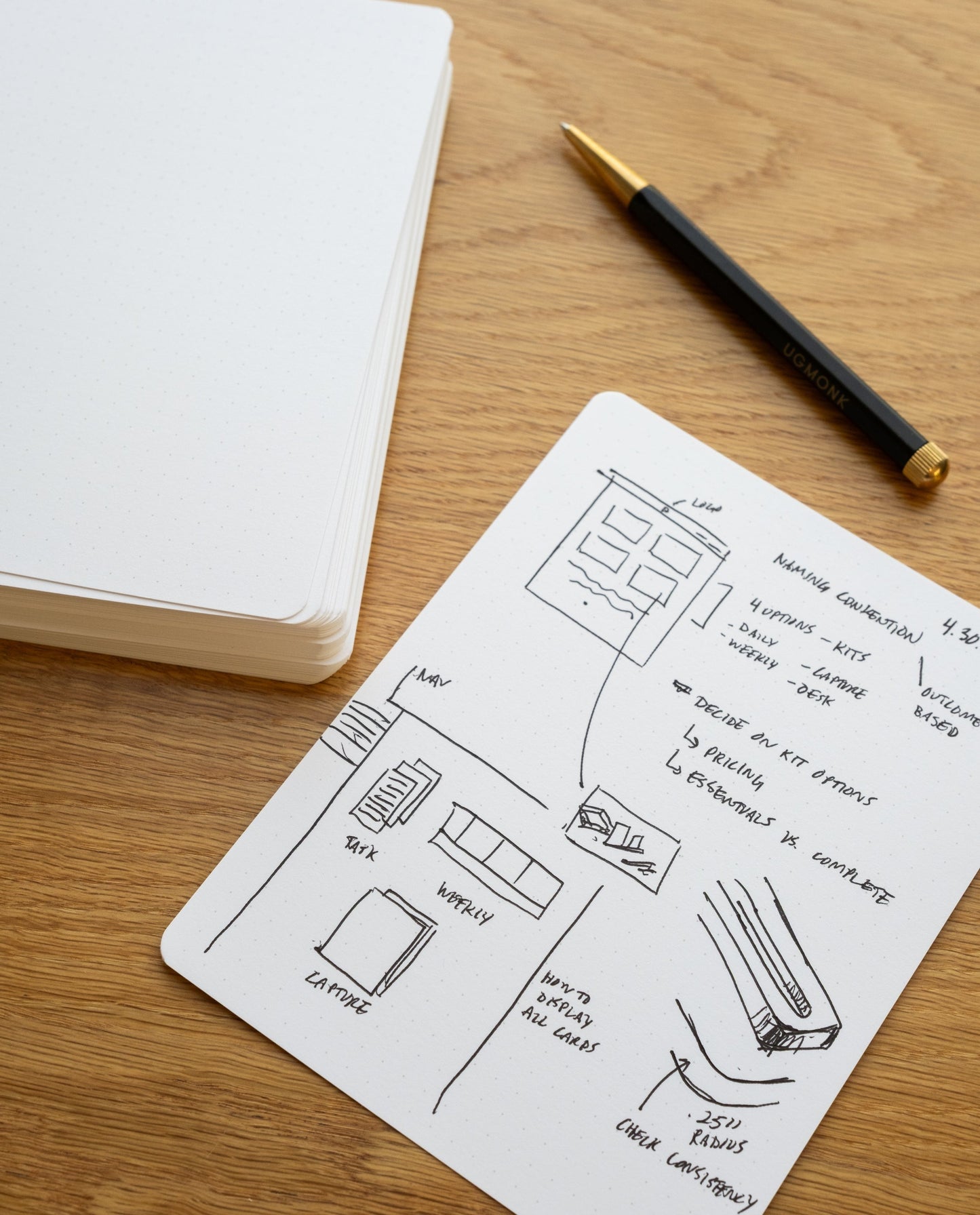 Analog Dot Grid Cards - Large (1-Pack)
