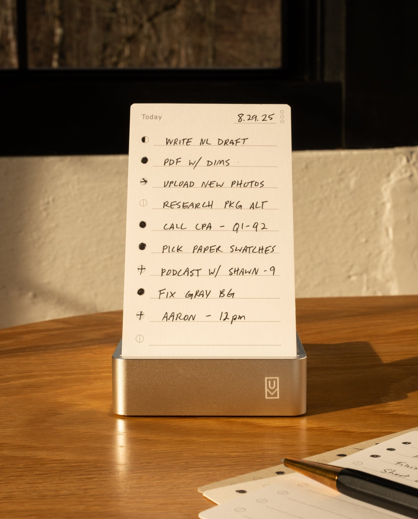 Analog Daily Focus Kit + 3 Refills (Silver Aluminum)