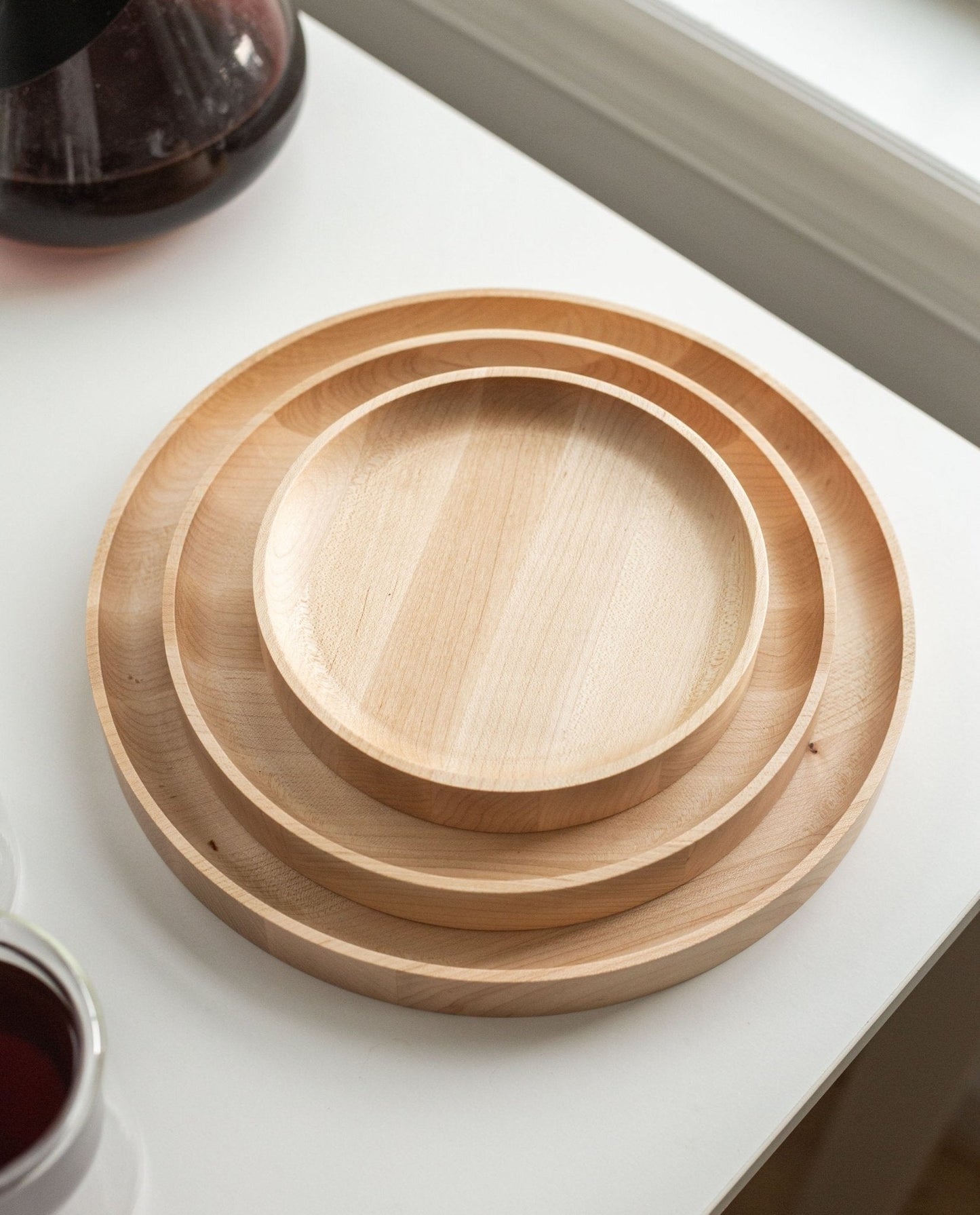 Round Valet Tray (Maple - Large)