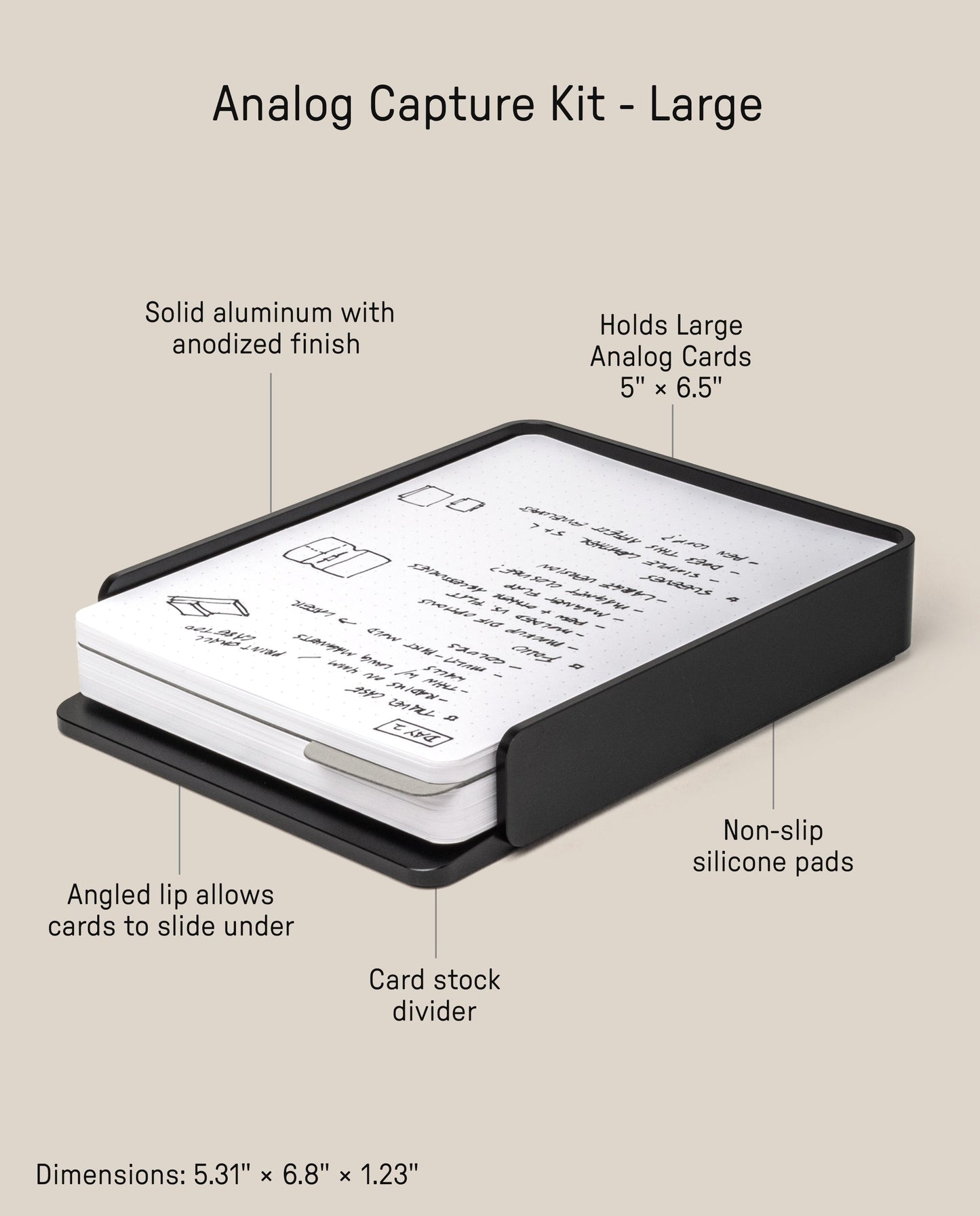 Analog Capture Kit - Large (Black Aluminum)