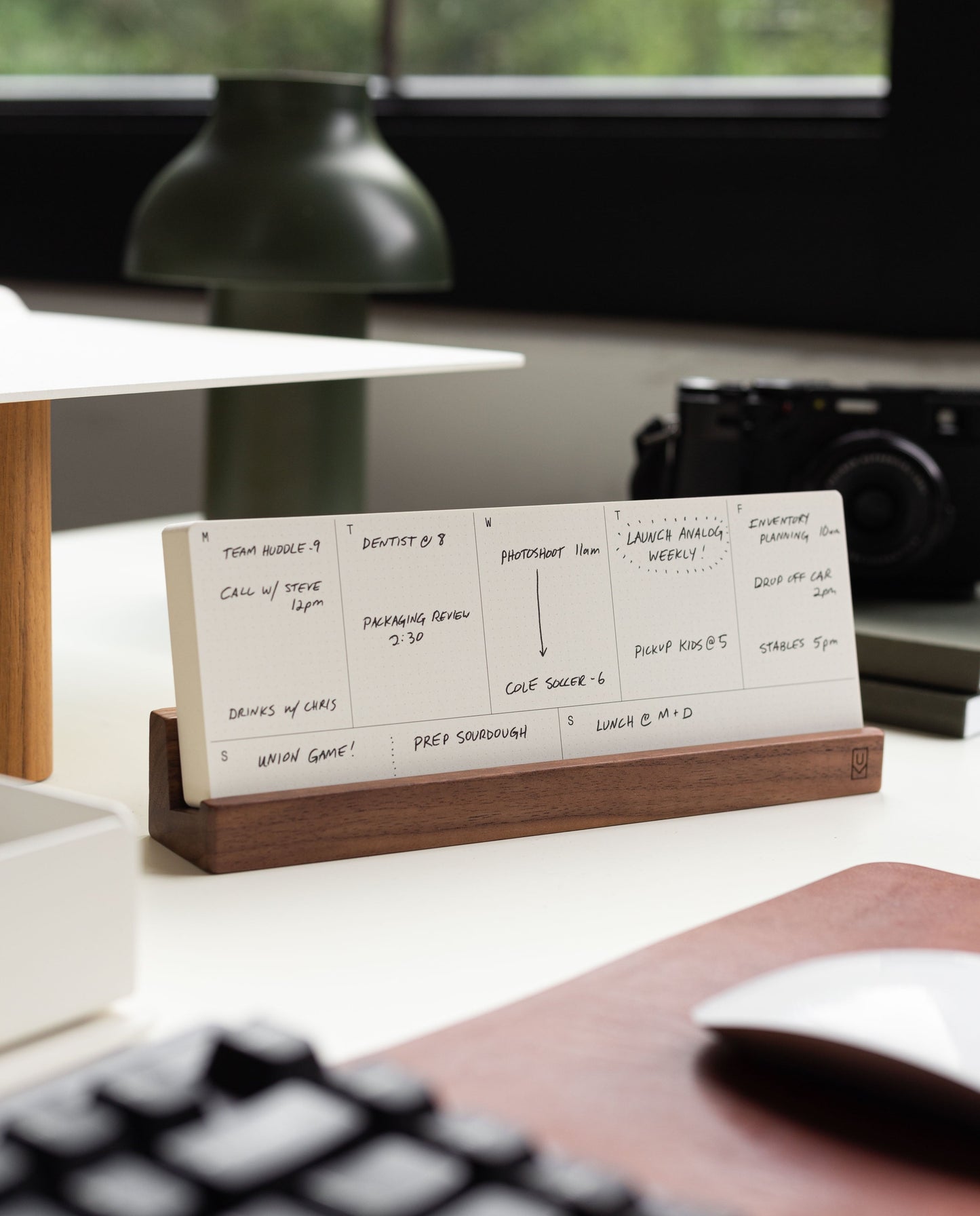 Analog Weekly Planning Kit (Walnut)