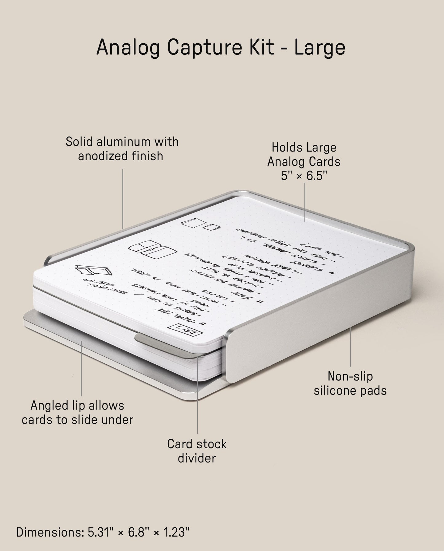 Analog Capture Kit - Large (Silver Aluminum)