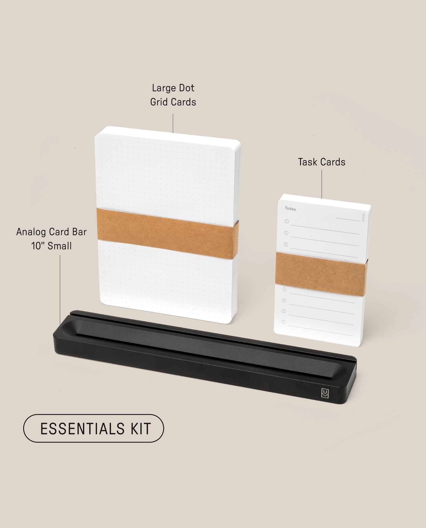 Analog Card Bar - Essentials Kit (Black Aluminum)