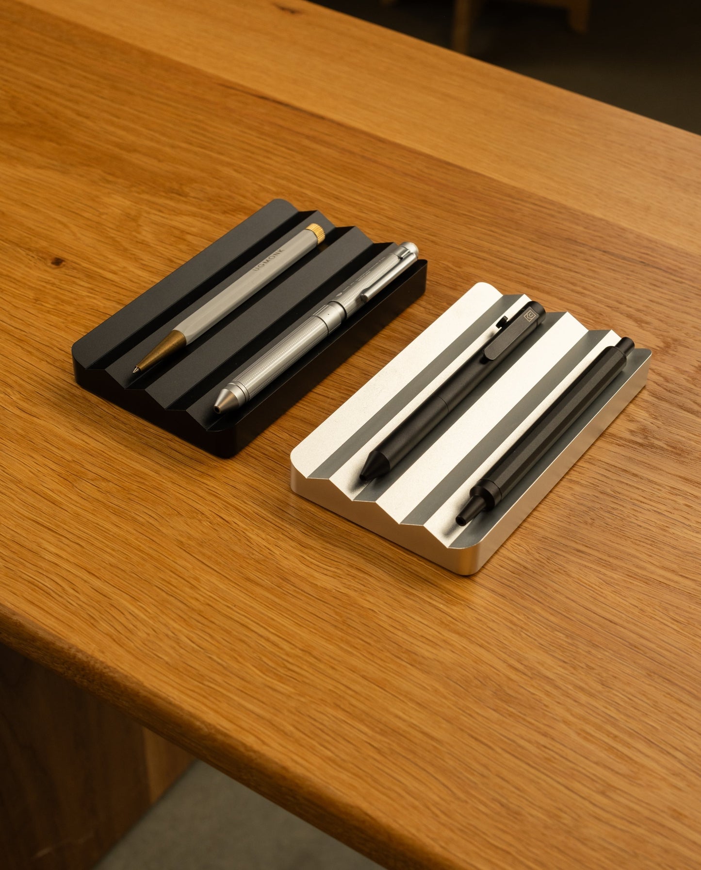 Analog Multi Pen Tray (Silver Aluminum)