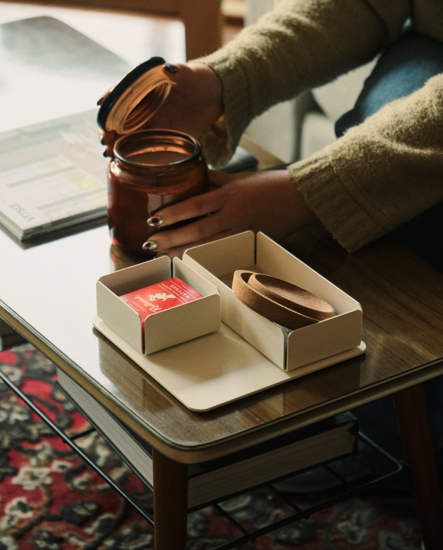 Gather Medium Tray (2x1 - White)