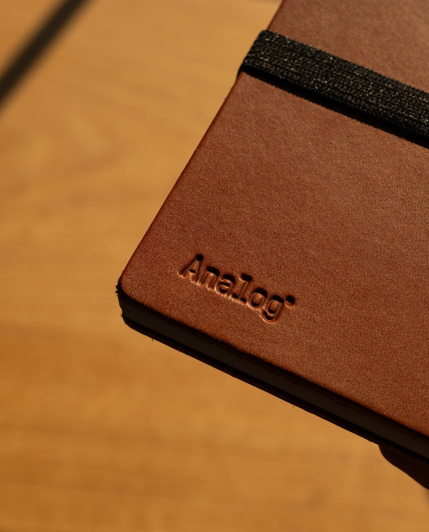 Leather Discbound Analog (Tan)