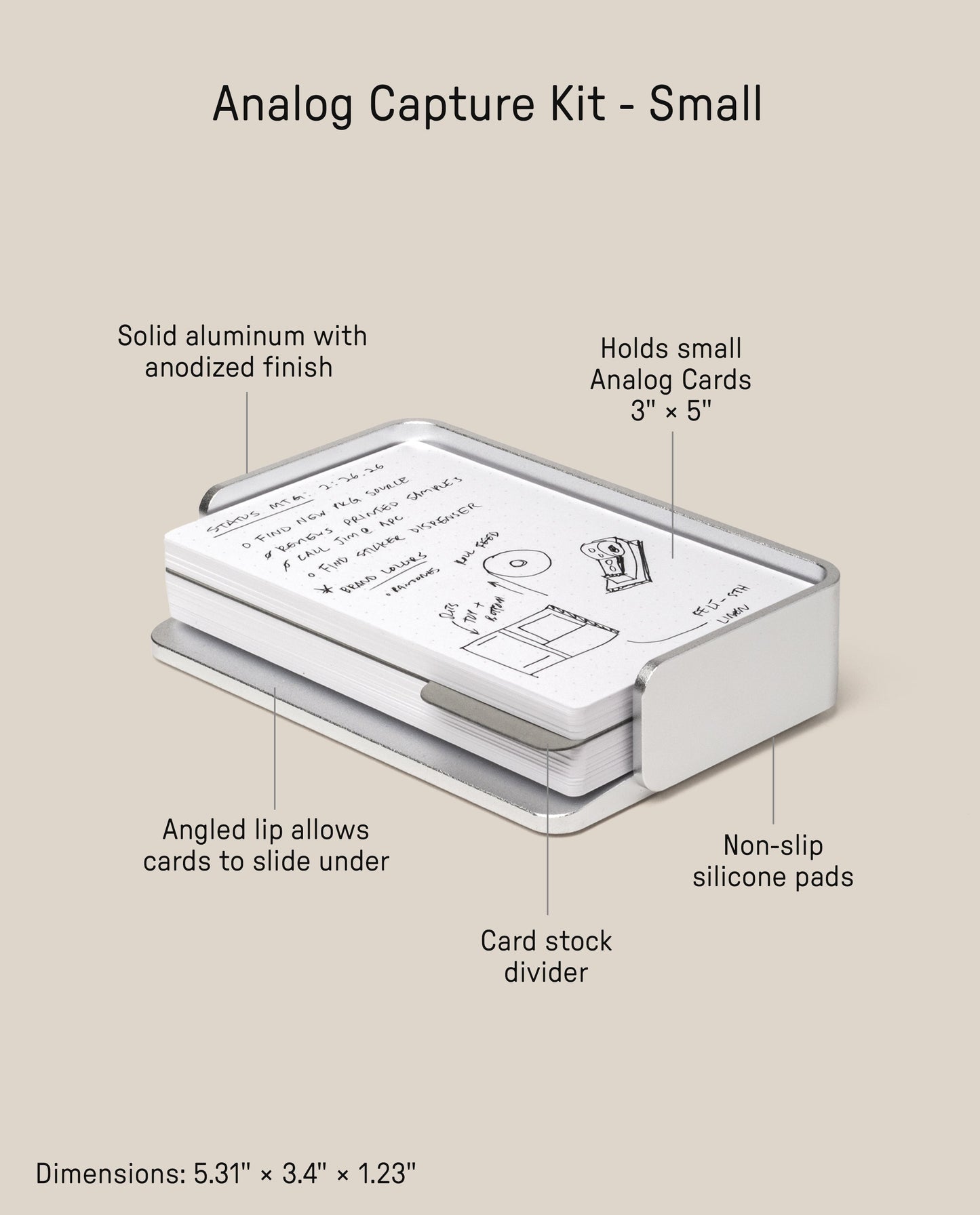 Analog Capture Kit - Small (Silver Aluminum)