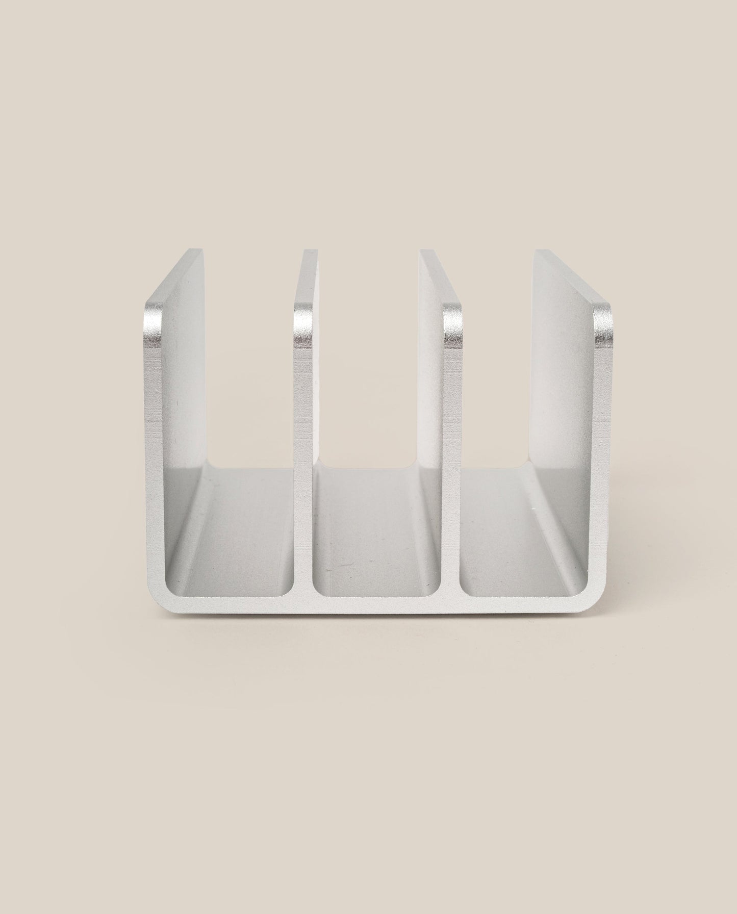 Analog Card Organizer (Silver Aluminum)