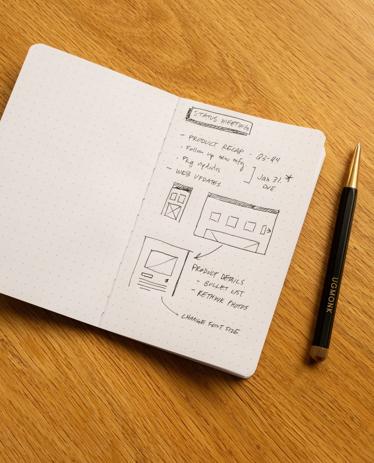 Ugmonk Pocket Notebooks - Set of 3