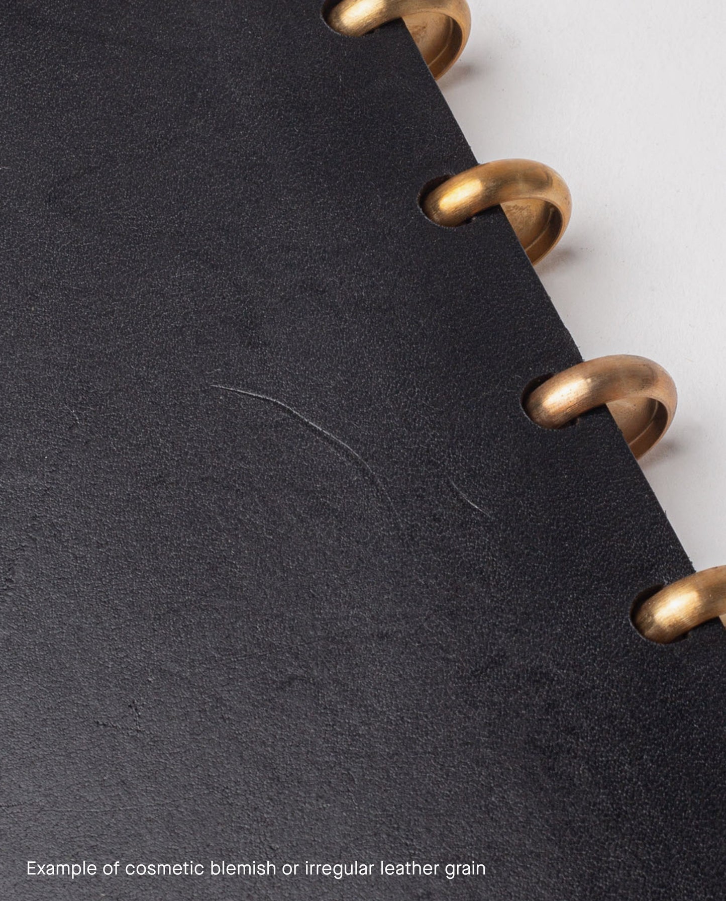 Warehouse Item - Discbound Heirloom Journal (Black/Brass)