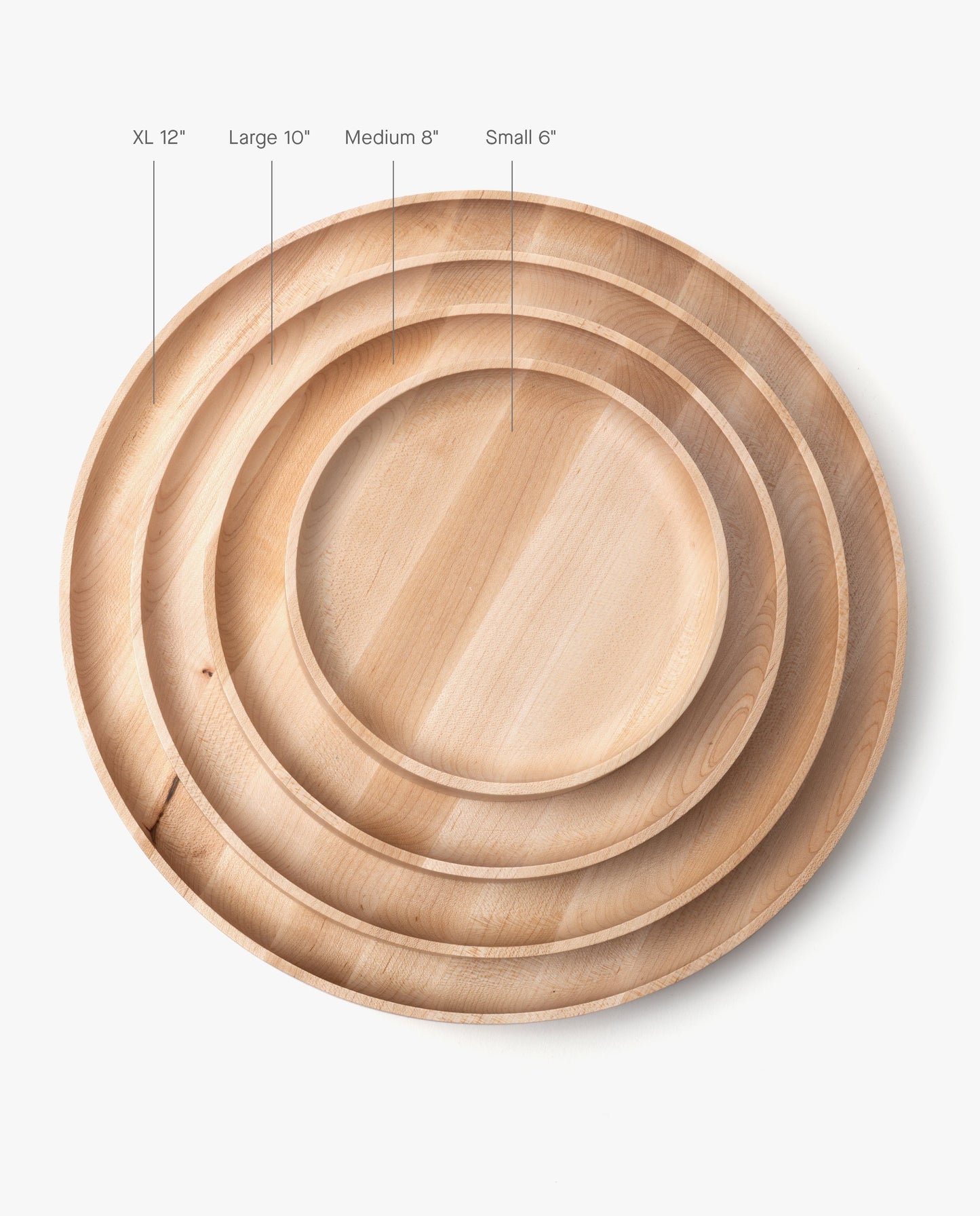 Round Valet Tray (Maple - Large)