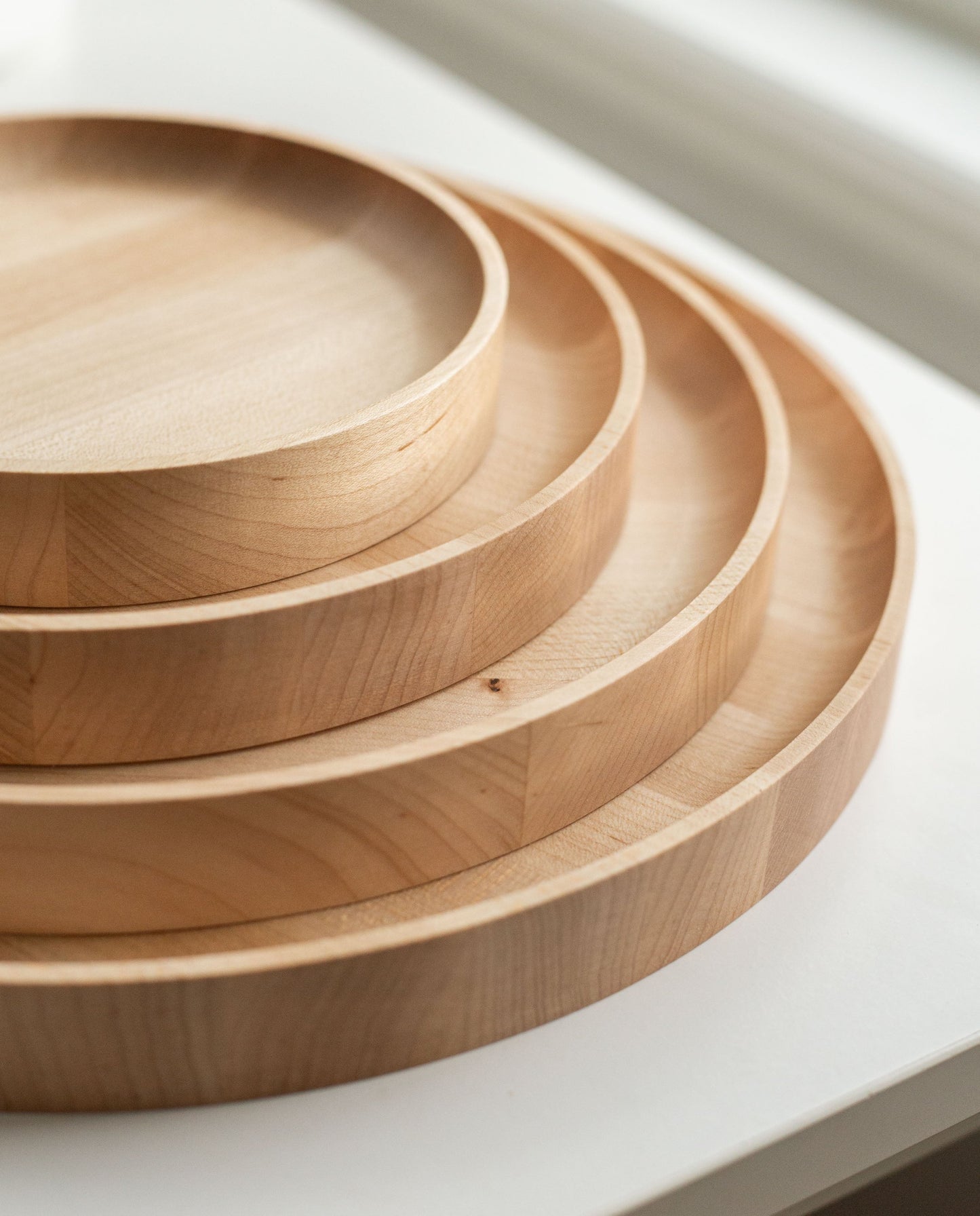 Round Valet Tray (Maple - Large)