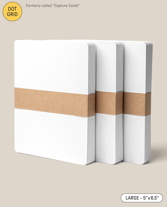 Analog Dot Grid Cards - Large (3-Pack)