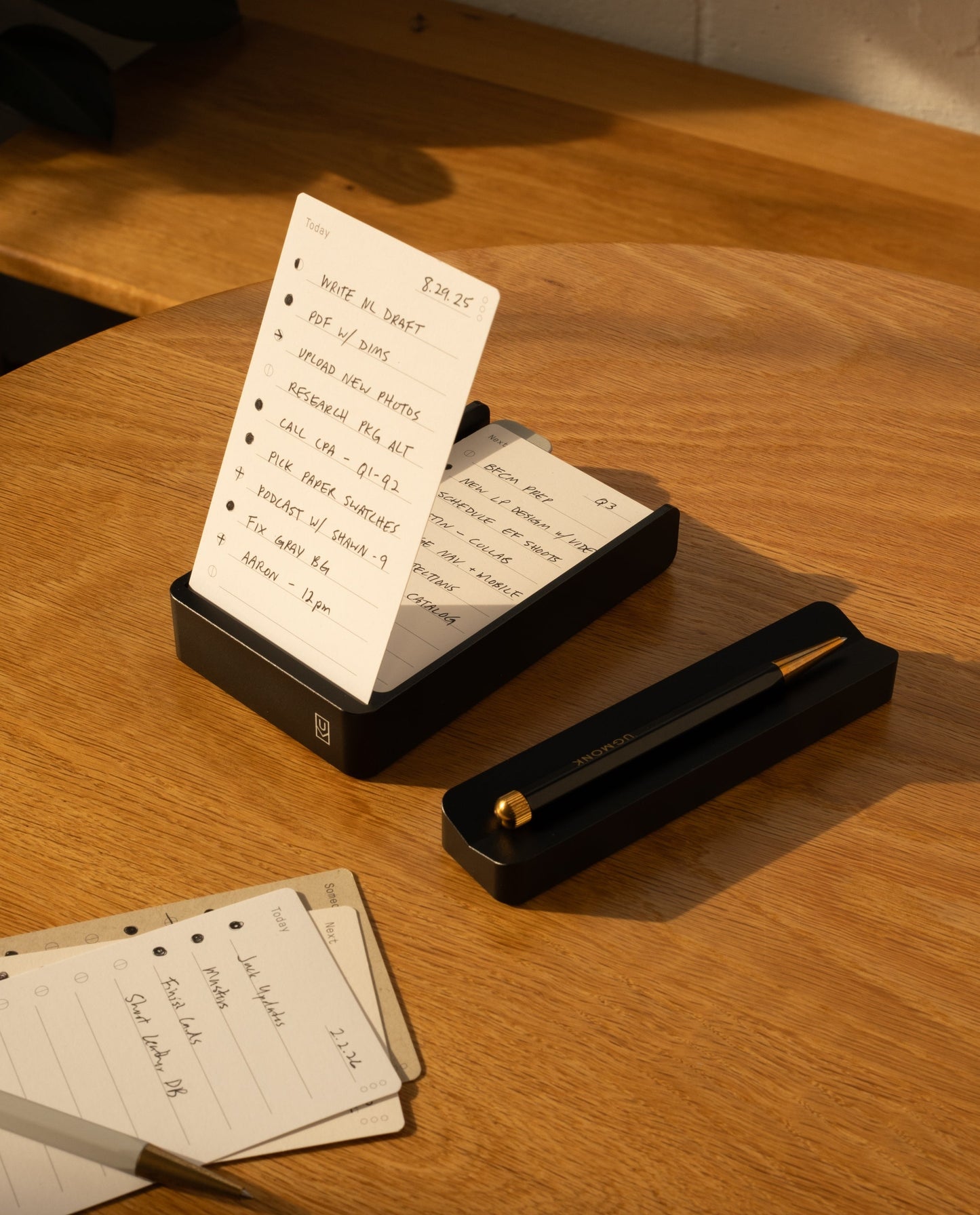 Analog Daily Focus Kit + 3 Refills (Black Aluminum)