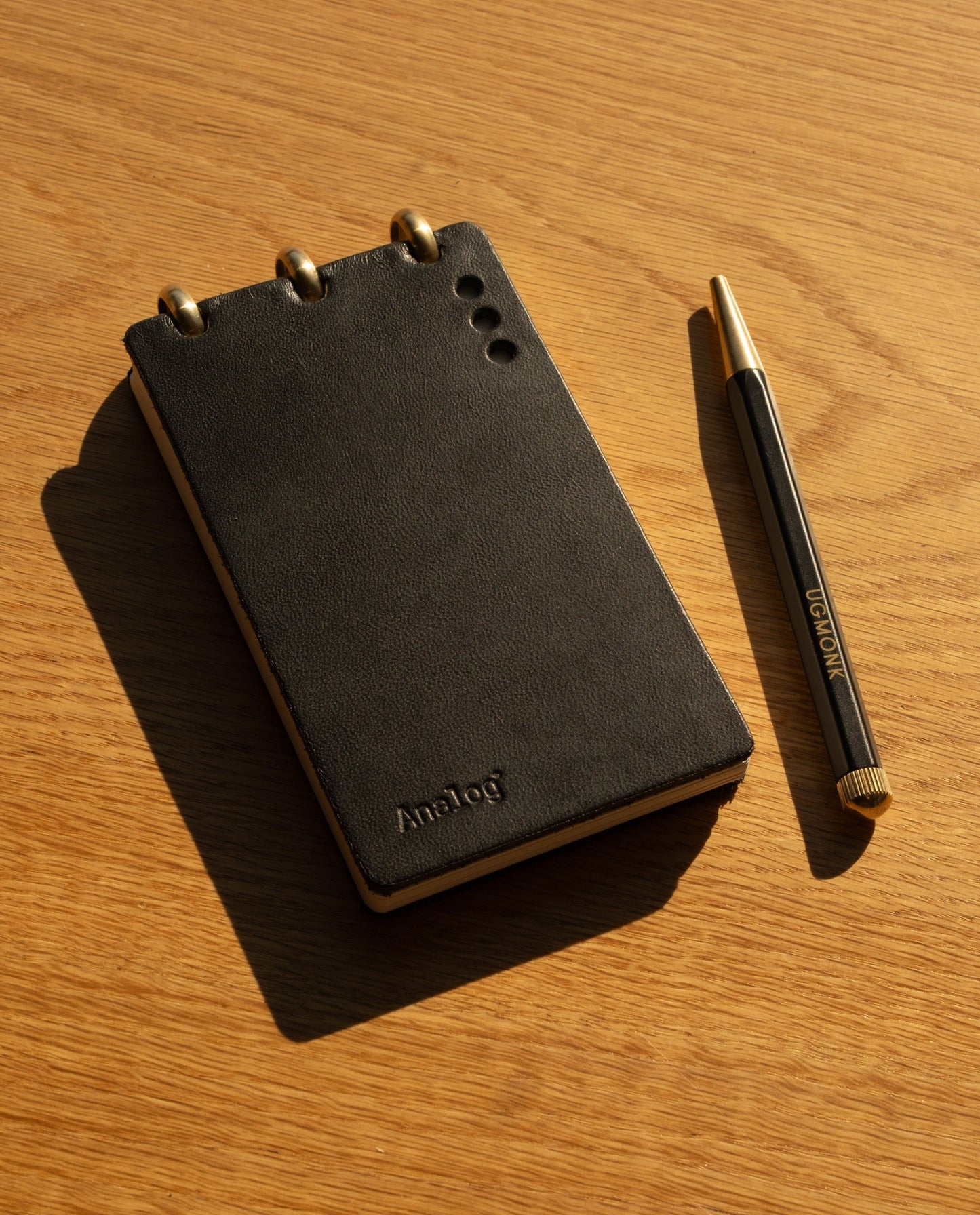 Leather Discbound Analog (Black)