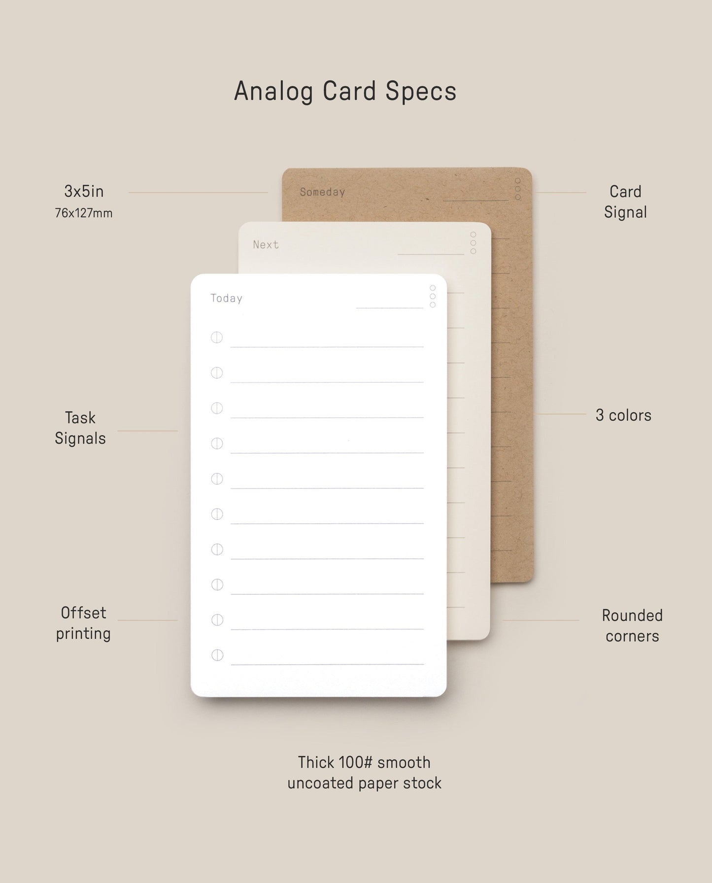 Analog - Task Cards (3-Pack)