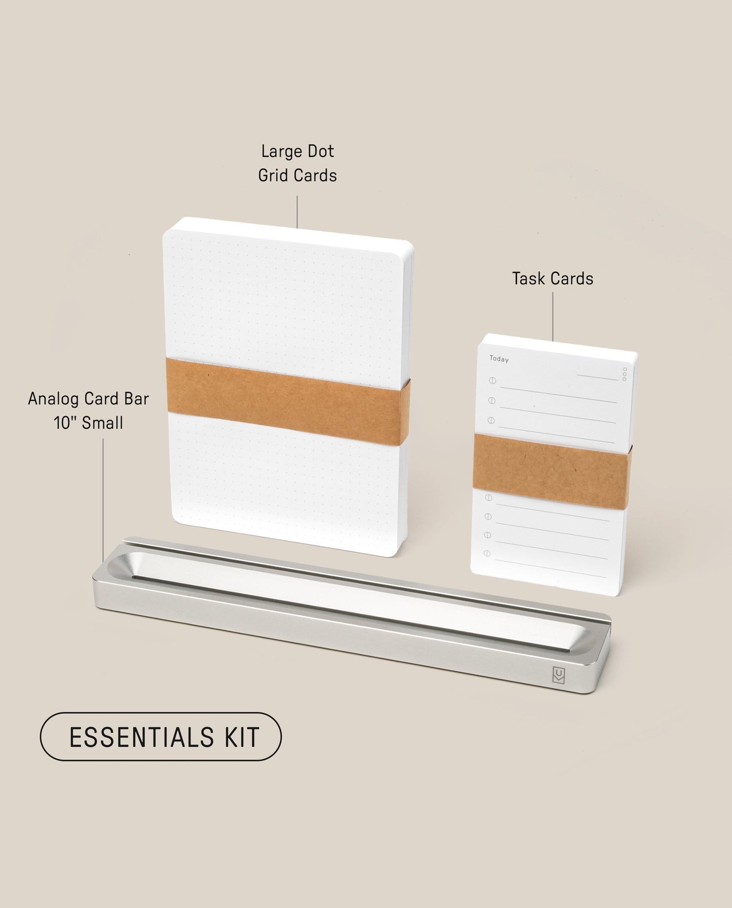 Analog Card Bar - Essentials Kit (Silver Aluminum)