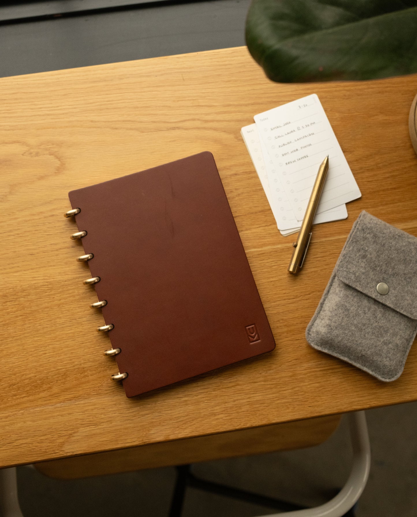 Discbound Heirloom Journal (Brown Leather - Standard 6" x 8.5")