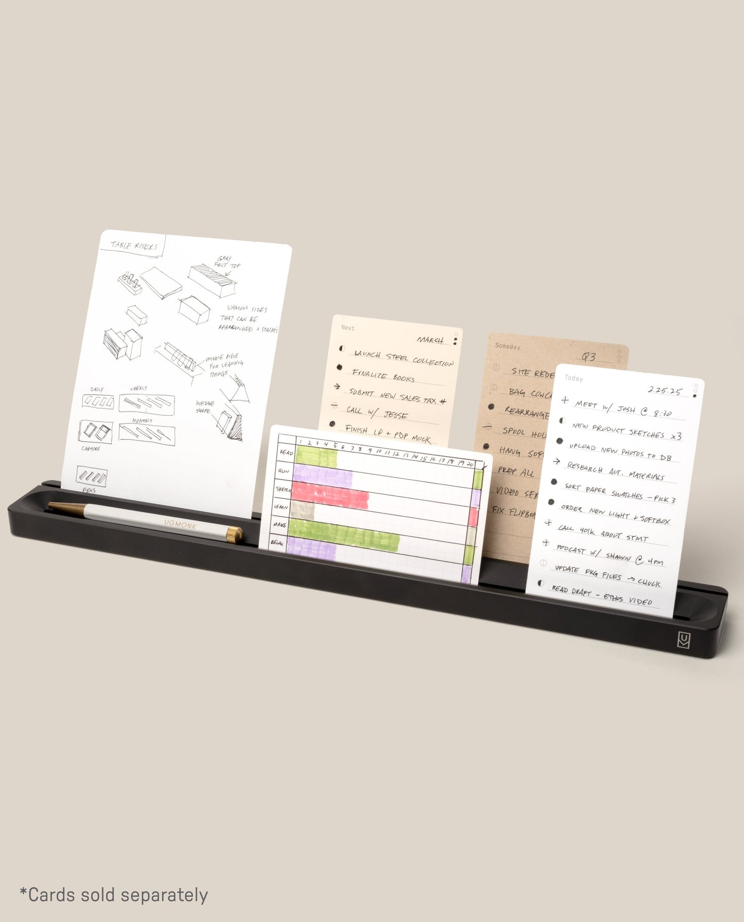 Analog Card Bar (Large 16" – Black)