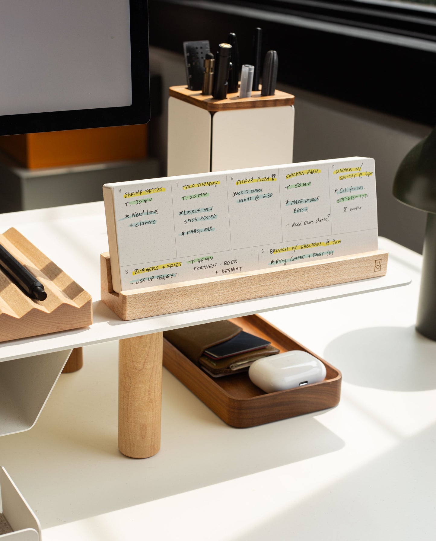 Analog Weekly Planning Kit (Maple)