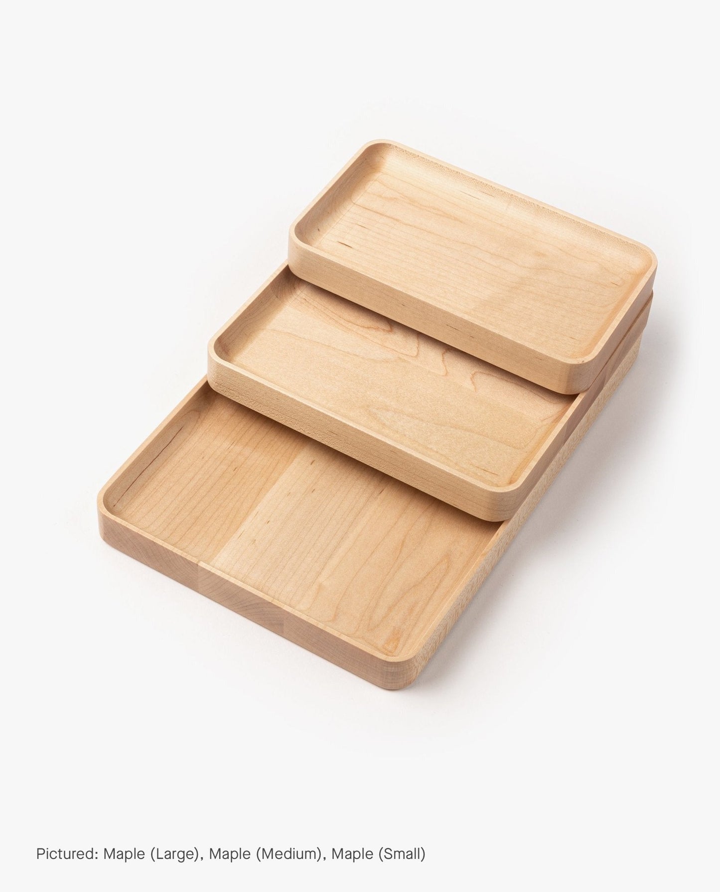 Valet Tray Bundle (Maple - Set of 3)