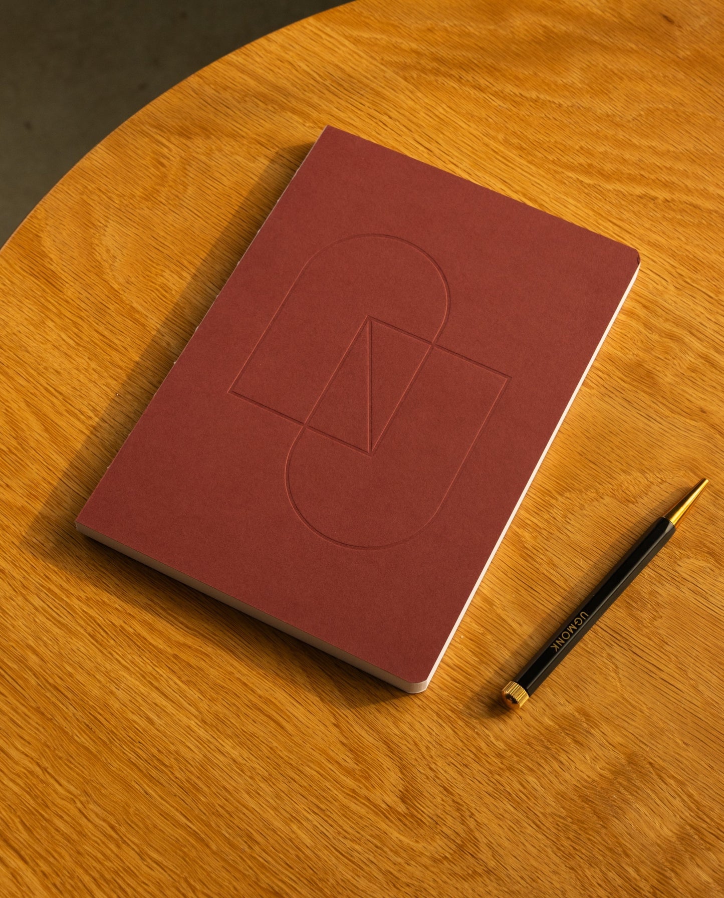 Layflat Notebook (Maroon)