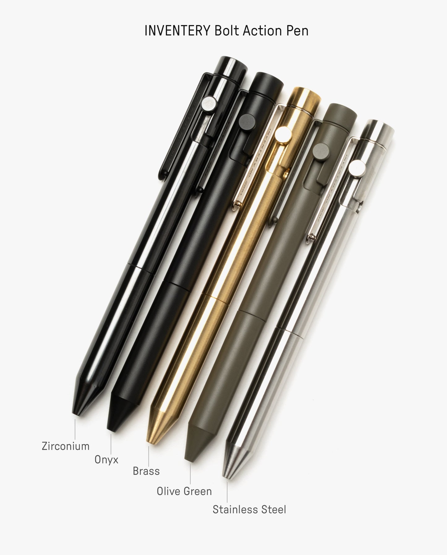 INVENTERY Bolt Action Pen (Onyx)