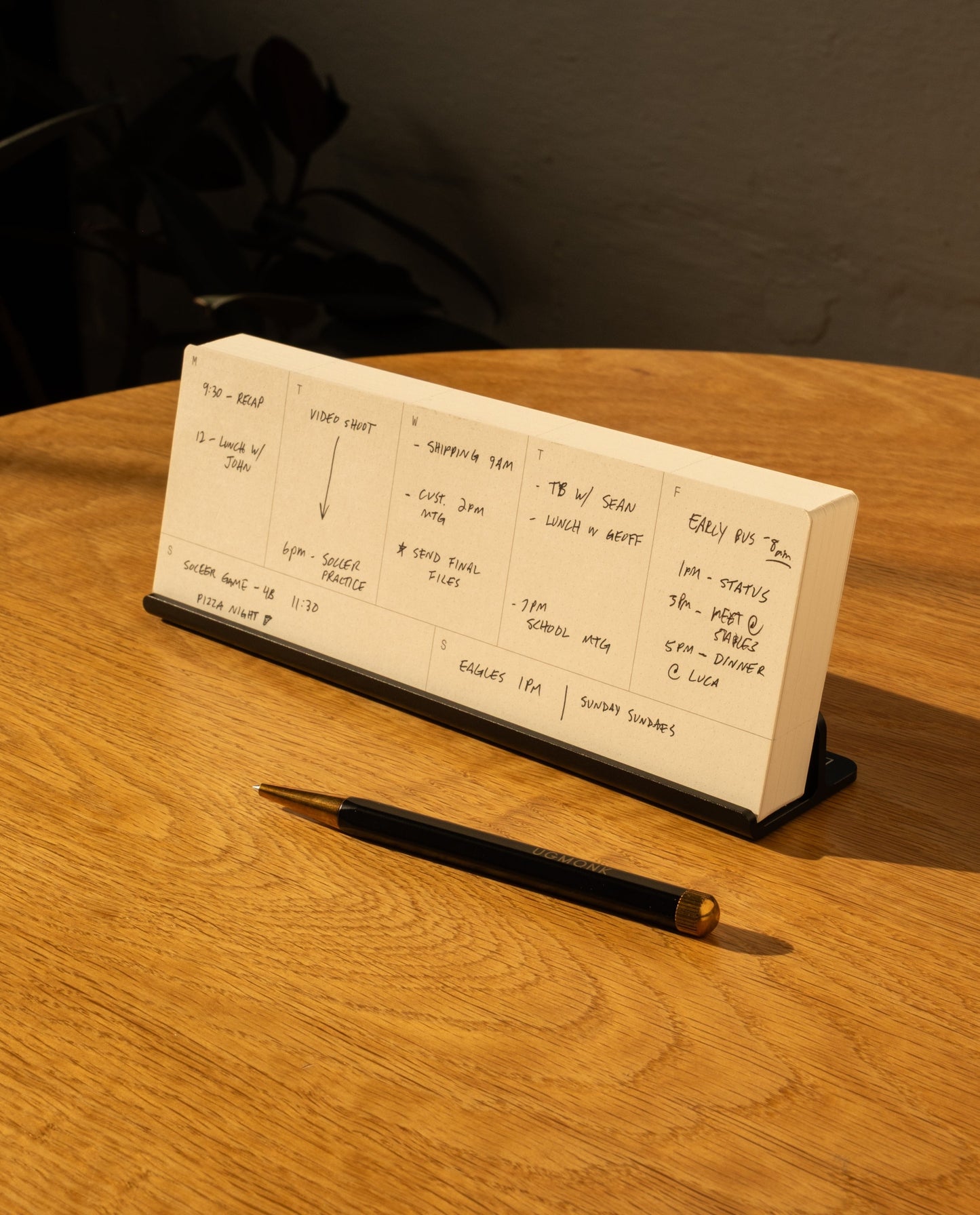 Analog Weekly Planning Kit (Black Aluminum)