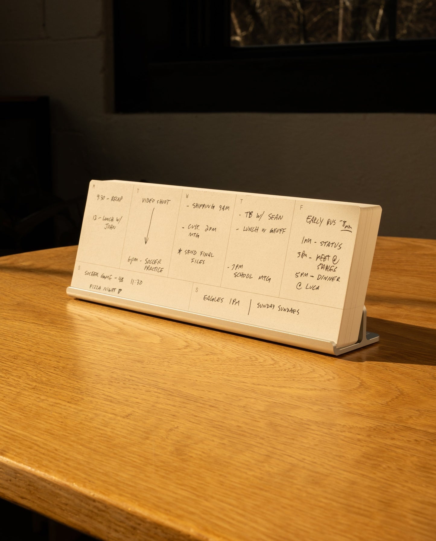 Analog Weekly Planning Kit (Silver Aluminum)