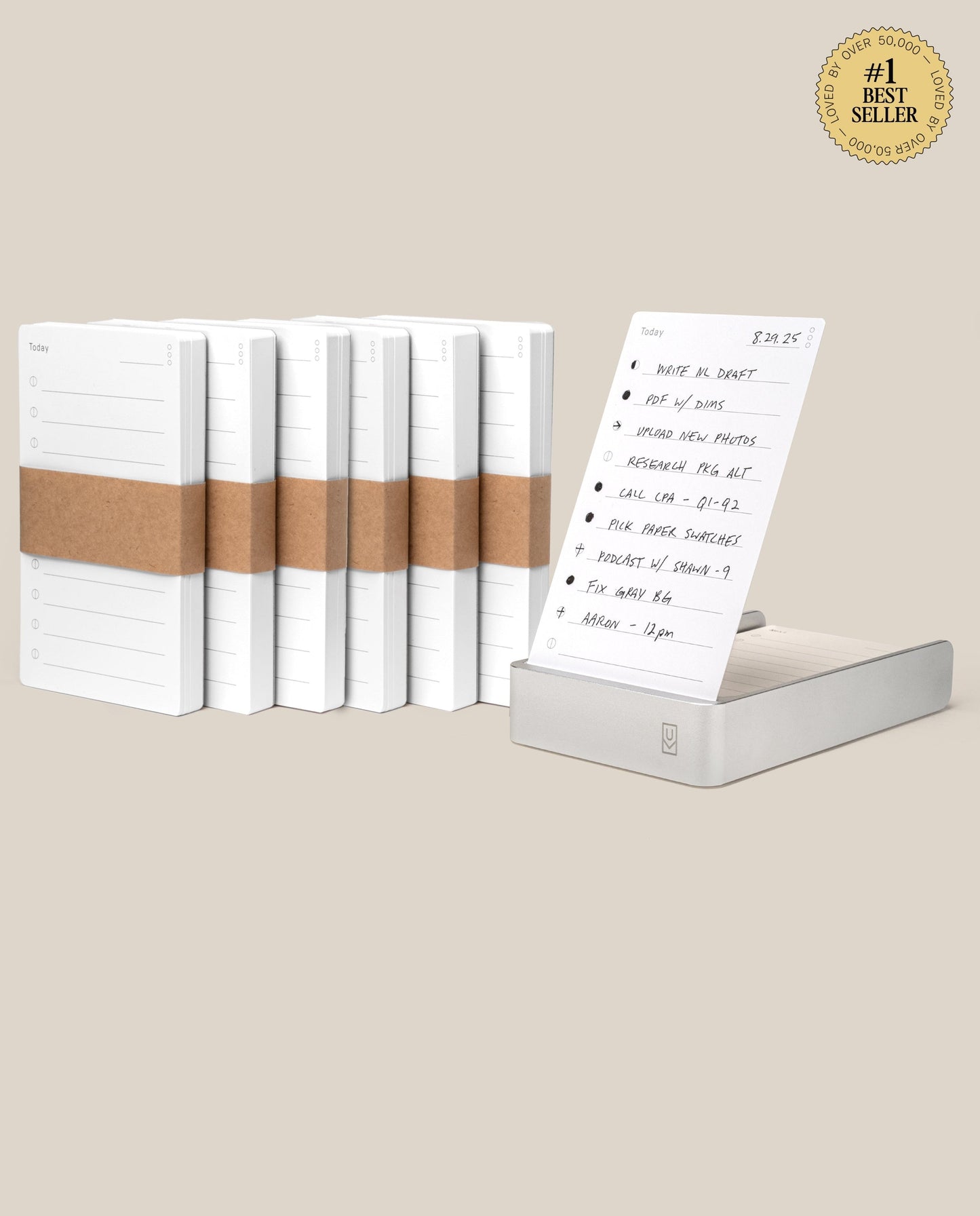Analog Daily Focus Kit + 6 Refills (Silver Aluminum)