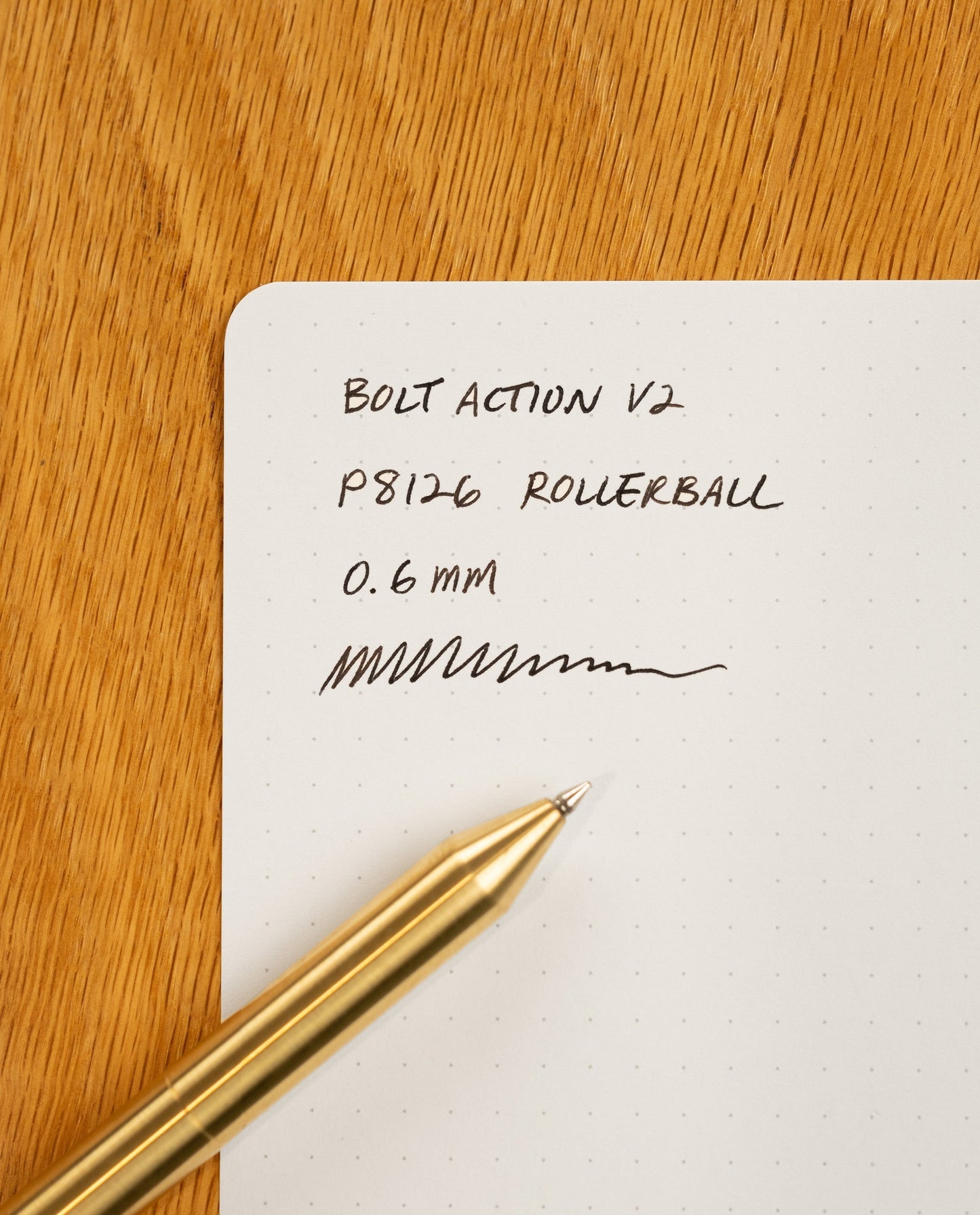 INVENTERY Bolt Action Pen (Brass)