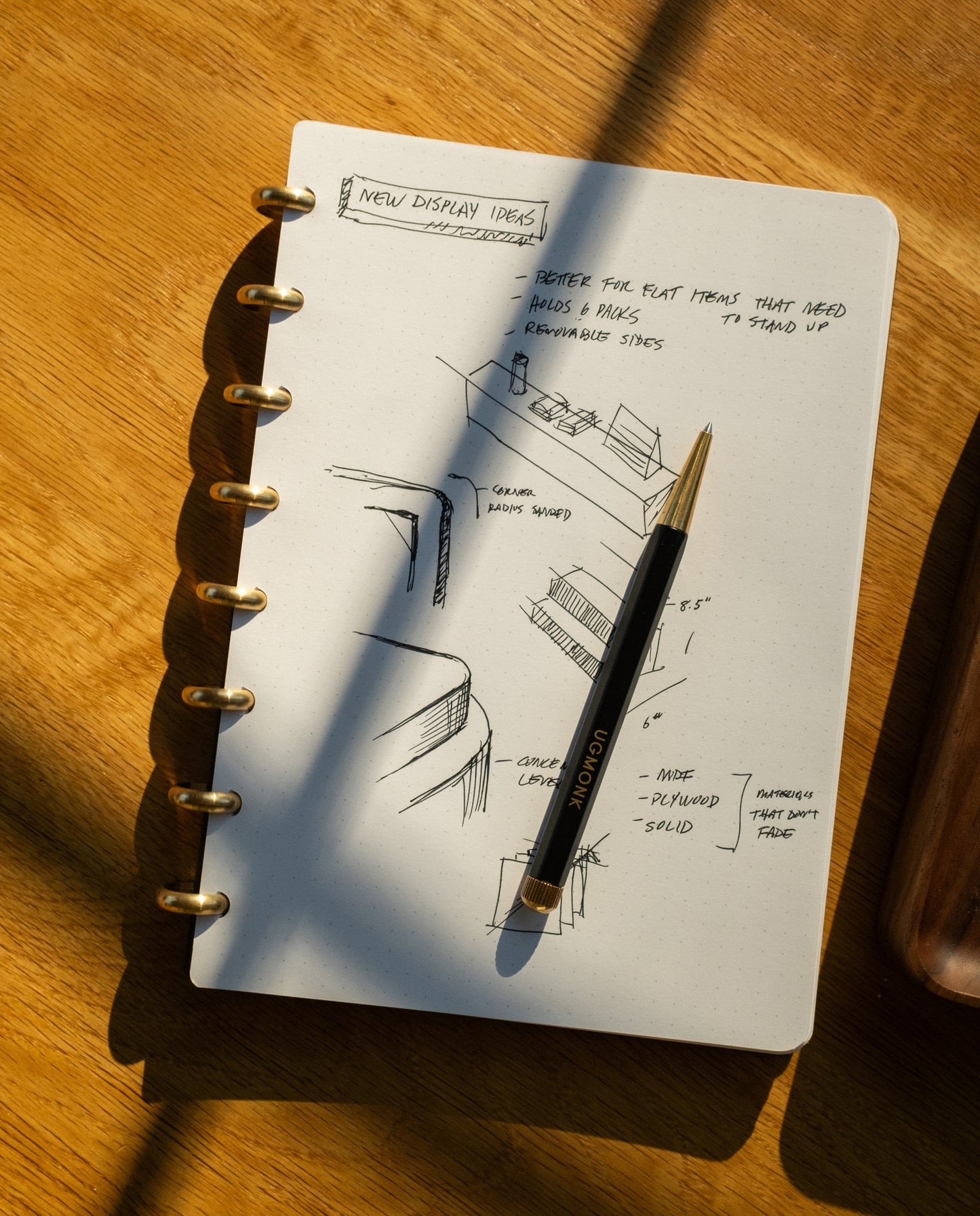 Discbound Journal Bundle (Standard 6"x 8.5" Journal + 3 Refills)