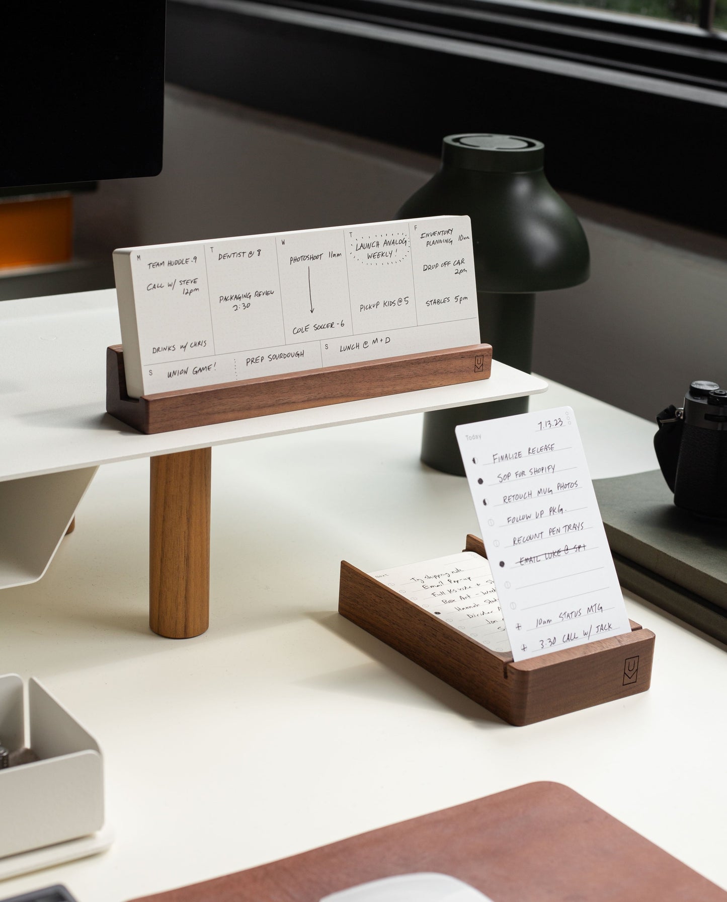 Analog Weekly Planning Kit (Walnut)