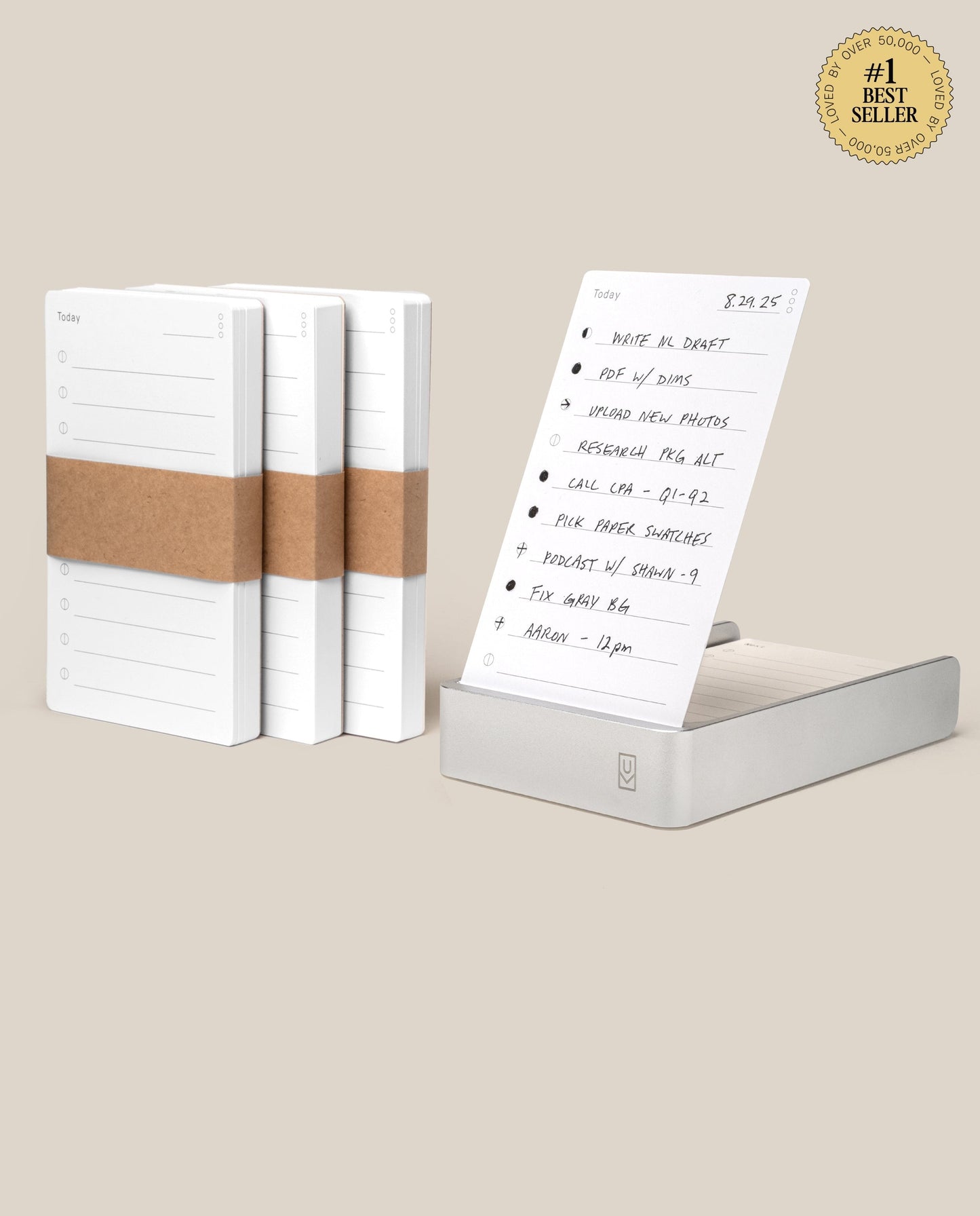 Analog Daily Focus Kit + 3 Refills (Silver Aluminum)