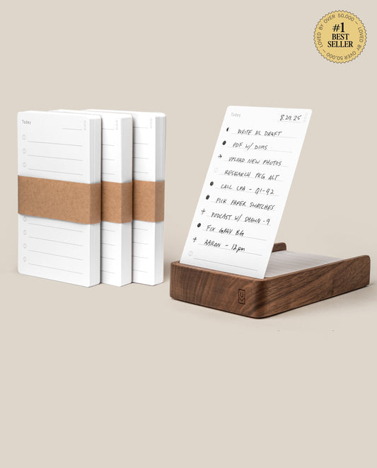 Analog Daily Focus Kit + 3 Refills (Walnut)