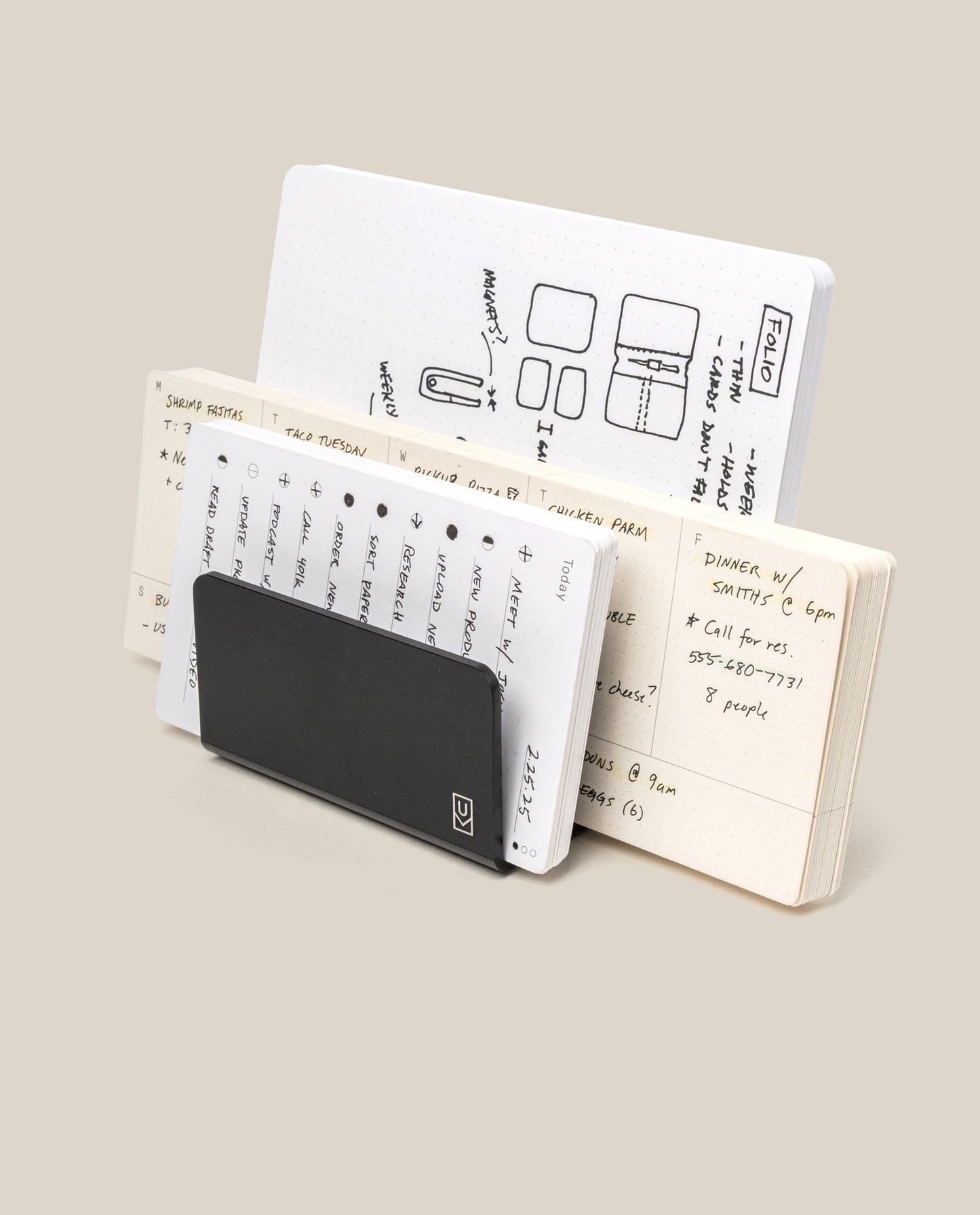 Analog Card Organizer (Black Aluminum)