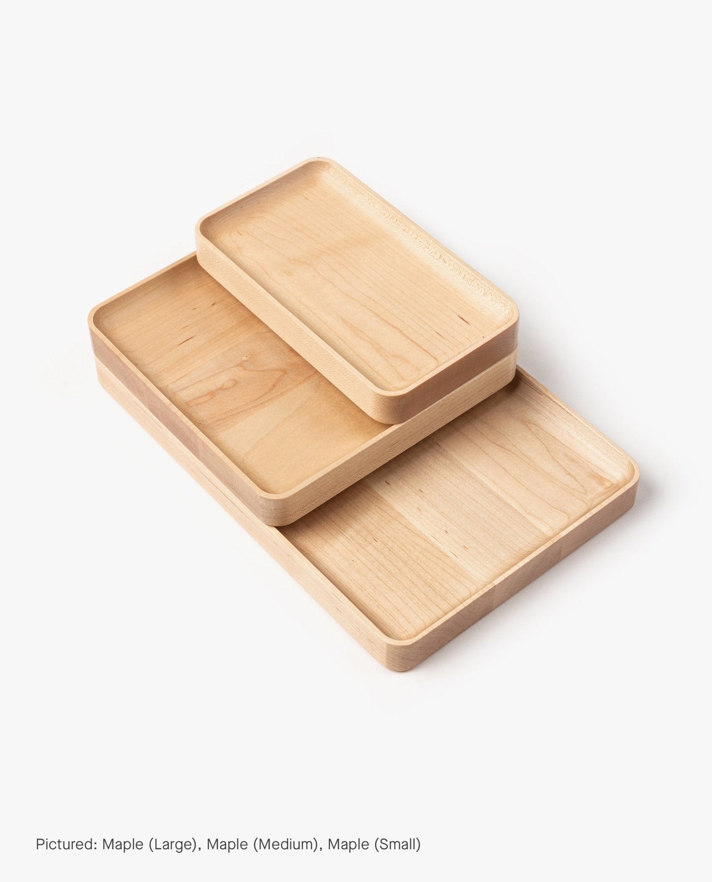 Valet Tray Bundle (Maple - Set of 3)