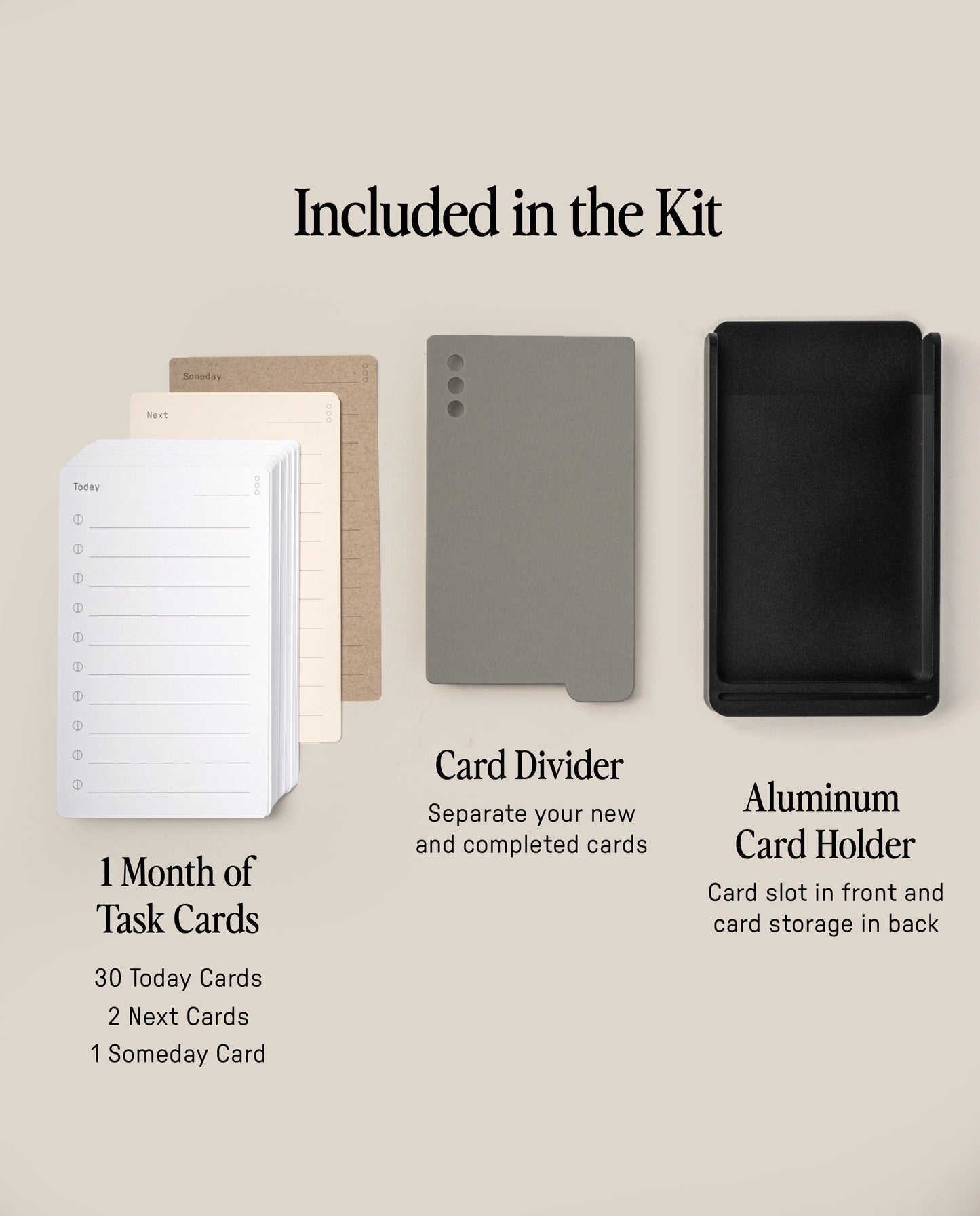 Analog Daily Focus Kit (Black Aluminum)