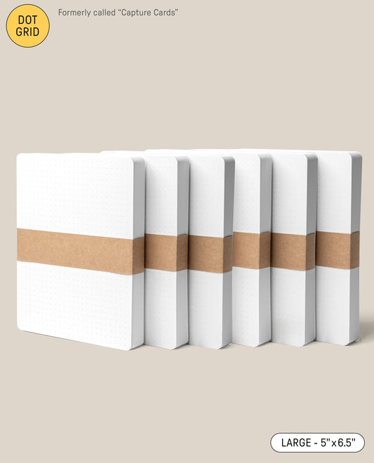 Analog Dot Grid Cards - Large (6-Pack)